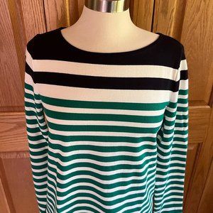 TALBOTS - Authentic Tee - Le Havre Stripe - NEW with Tag